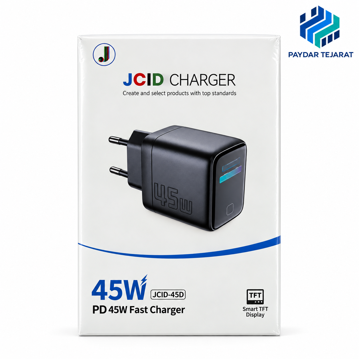 شارژر 45 وات JC مدل JCID-45D
